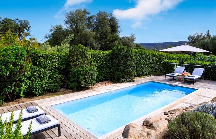 Location de vacances pour 4 personnes, avec jardin ainsi que piscine et terrasse à Sotta - 2