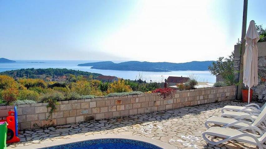Villa con piscina per 10 persone, con piscina e terrazza, con animali domestici in Grad Dubrovnik