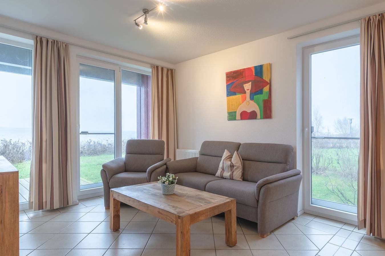 Ganze Wohnung, Gartendeck 492 - Ferienapartment mit toller Ausstattung und Blick auf die Müritz in Rechlin, Müritz