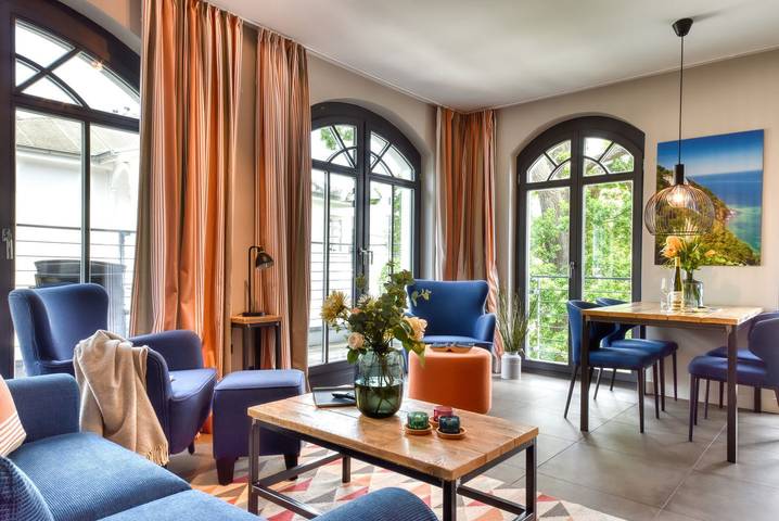 Ferienwohnung für 2 Personen, mit Balkon und Sauna in Binz