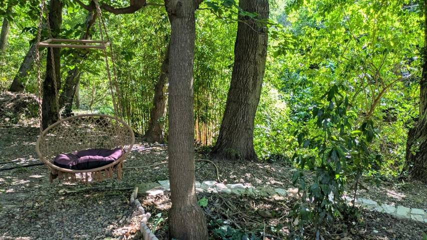Maison de campagne pour 2 personnes, avec Terrasse et Jardin ainsi que Piscine et Vue à Saint-Privat - 4