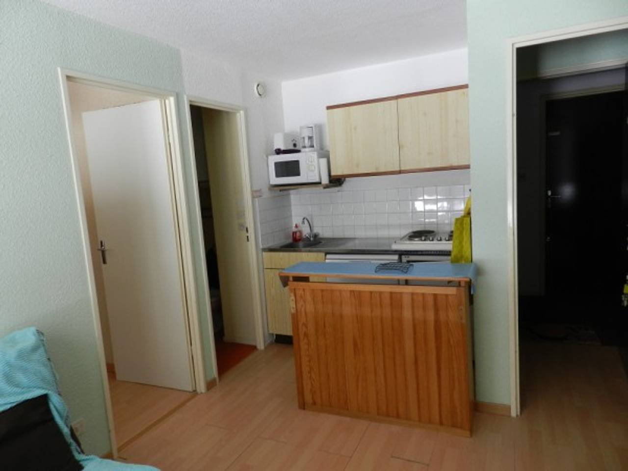 Appartement entier, Studio cabine proche pistes avec balcon, ascenseur et casier à skis in La Ferrière, Le Pleynet Les Sept Laux