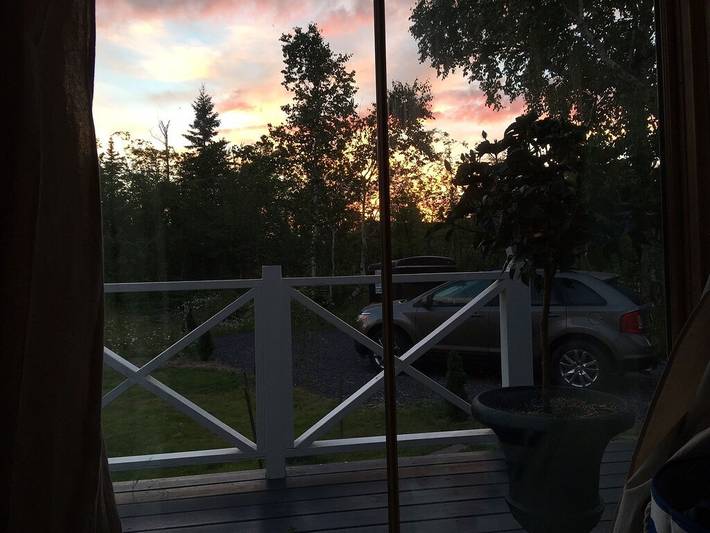 Vacation rental for 4 people, with yard and sauna in Upper Peninsula of Michigan