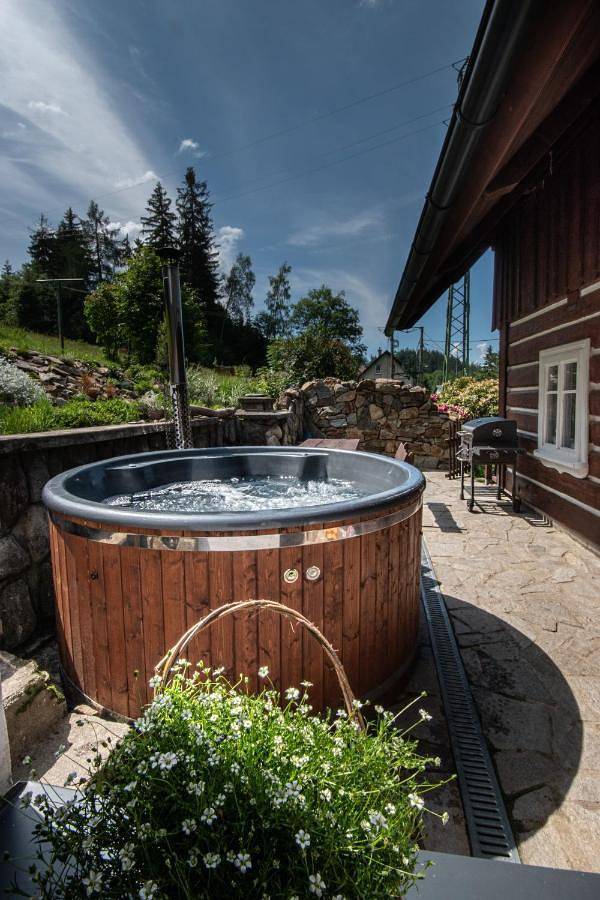 Apartament wakacyjny dla 13 osób, z sauna i ogród oraz jacuzzi, Dla rodziny w Rokytnice nad Jizerou