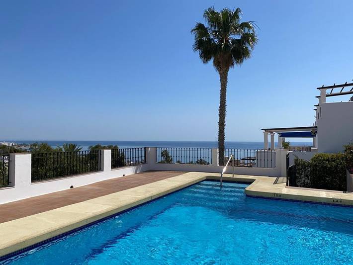 Vakantiewoning voor 4 personen, with zwembad and balkon as well as uitzicht in Mojácar
