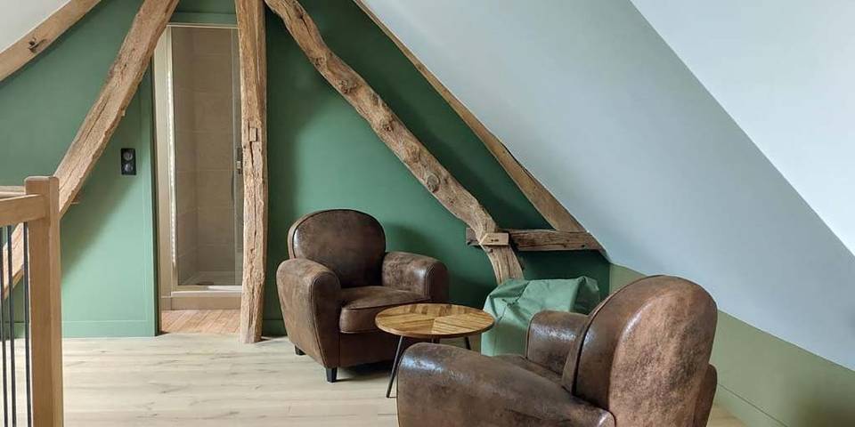 Gîte pour 4 personnes, avec jardin et vue, animaux acceptés à Boudeville - 2