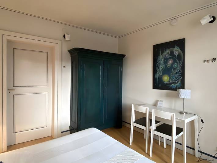 Guest Room 'La Chambre Bleue' with Mountain View, Shared Terrace and Wi-Fi in Turckheim, Colmar region