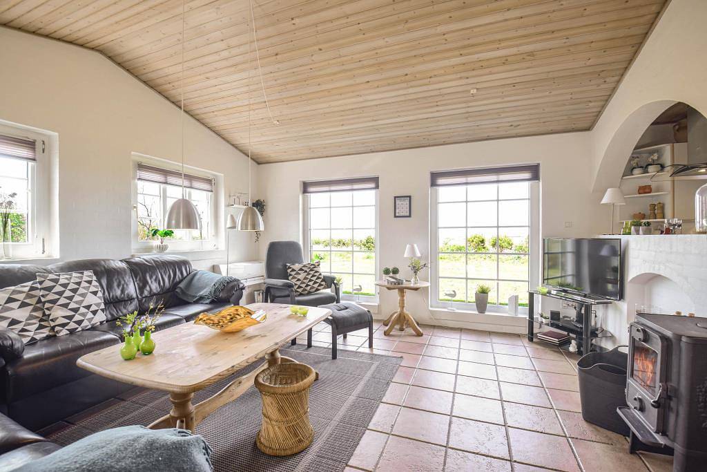 Schönes Reetdachhaus mit tollem Blick über den Nissum Fjord in Ulfborg, Nissum Fjord