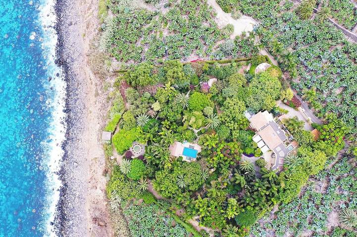 10.000 m2 Tropical peaceful Garden near the Sea, Pool & Sea Views in Playa del Socorro, Los Realejos