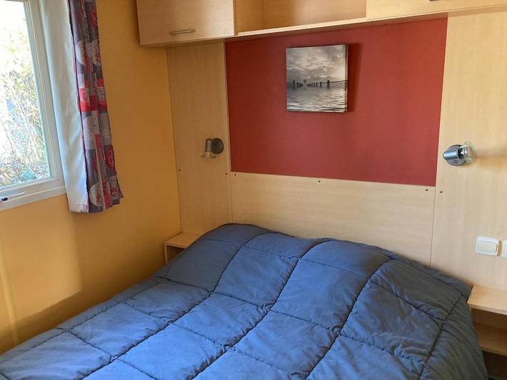 Flower Camping La Guichardière - Mobilheim 3 personen - Mobilheim Standard Eco 1 Zimmer 16m² überdachte Terrasse 1/3 Pers. in La Plaine-sur-Mer, Côte de Jade