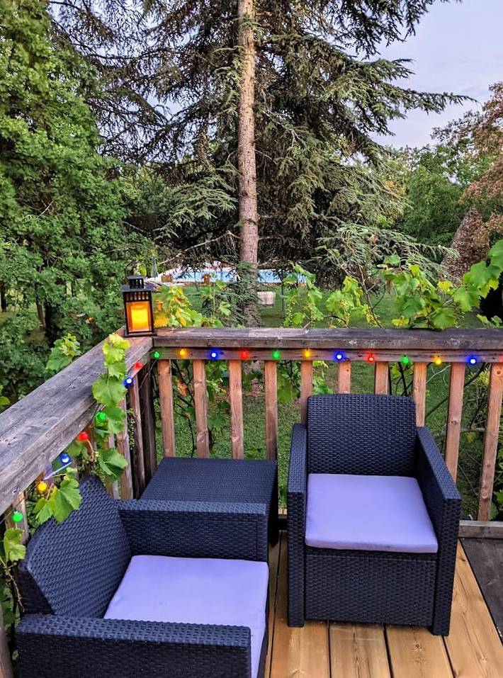 Gîte pour 4 personnes, avec terrasse ainsi que piscine et jardin à Carsac-Aillac - 4