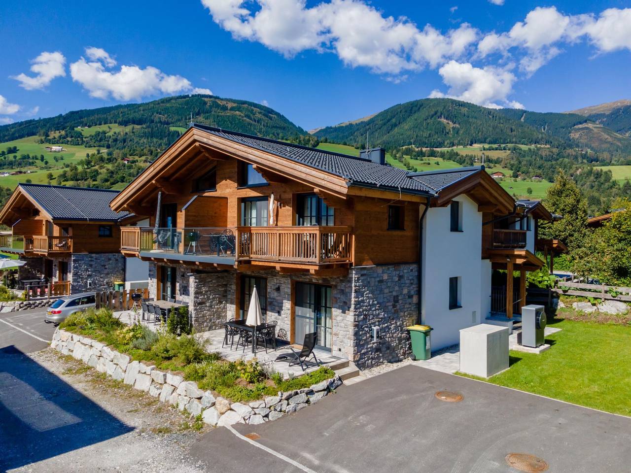 Sehr luxuriöse Lodge mit Weinkühler und Kamin
 in Niedernsill, Pinzgau