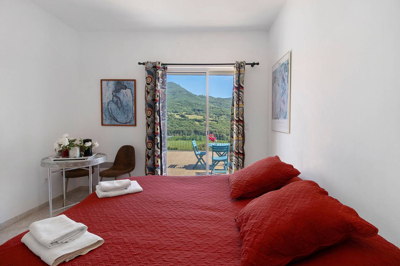 Chambre d’hôtes « Vinci - U Pianarellu » avec vue mer, Wi-Fi et climatisation in Olmeto, Arrondissement de Sartène