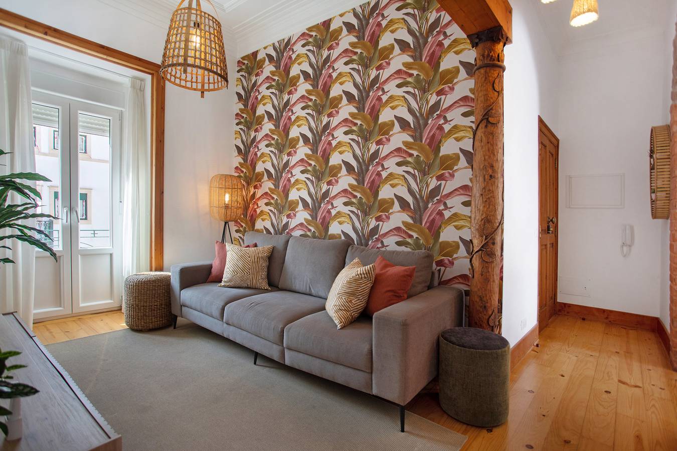 Ganze Wohnung, Ferienwohnung "Casa Ribeiro - Tropical" mit Balkon und Wlan in Praia da Nazaré, Nazaré