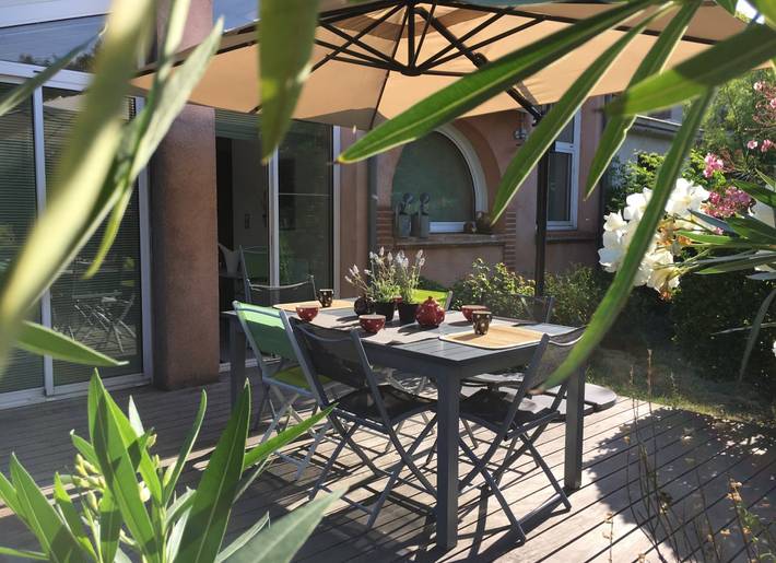 Gîte pour 8 personnes, avec jardin et terrasse, animaux acceptés à Toulouse - 2