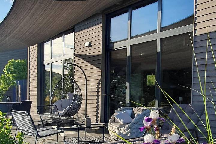 Ferienhaus für 4 Personen, mit Terrasse und Garten sowie Sauna in Reichelsheim