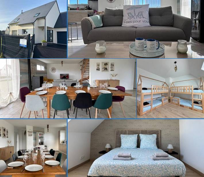 Location de vacances pour 10 personnes, avec vue et jardin, animaux acceptés à Asnelles - 2