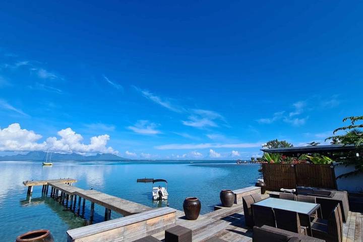 Location de vacances pour 4 personnes, avec terrasse ainsi que piscine et jardin dans Punaauia - 3