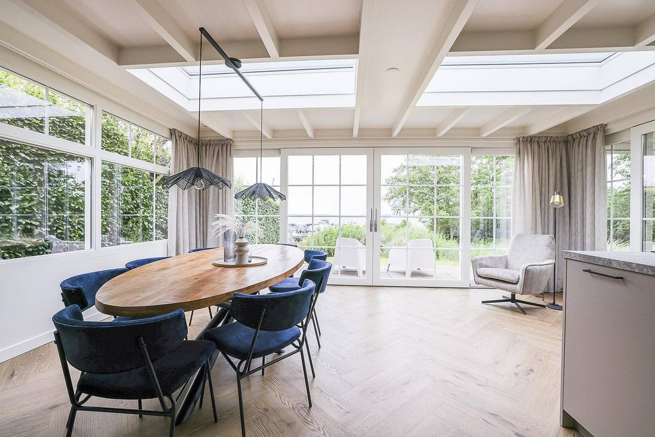 8-Personen-Deluxe- Ferienhaus mit Blick auf das Veluwemeer auf Familiensitz Nunspeet in Nunspeet, Veluwe