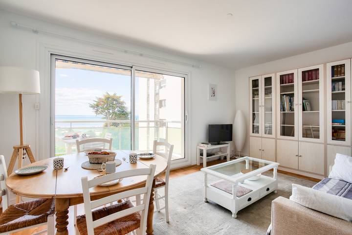 Ferienwohnung für 4 Personen, mit Meerblick und Balkon in Pléneuf-Val-André
