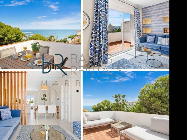 Appartement voor 2 personen, with tuin and uitzicht op zee as well as zwembad and terras in Puerto Banús