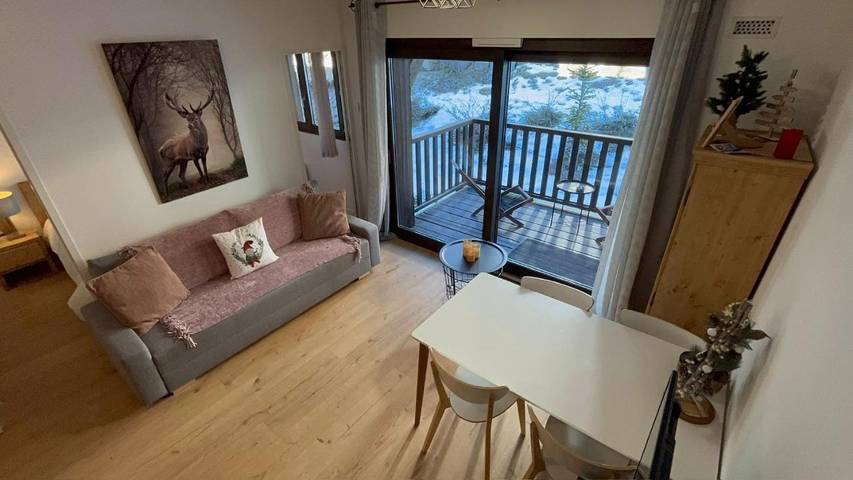 Chalet pour 4 personnes, avec terrasse dans Auron - 3