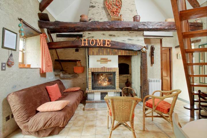 Gîte pour 5 personnes, avec terrasse et balcon/terrasse à Jarrett
