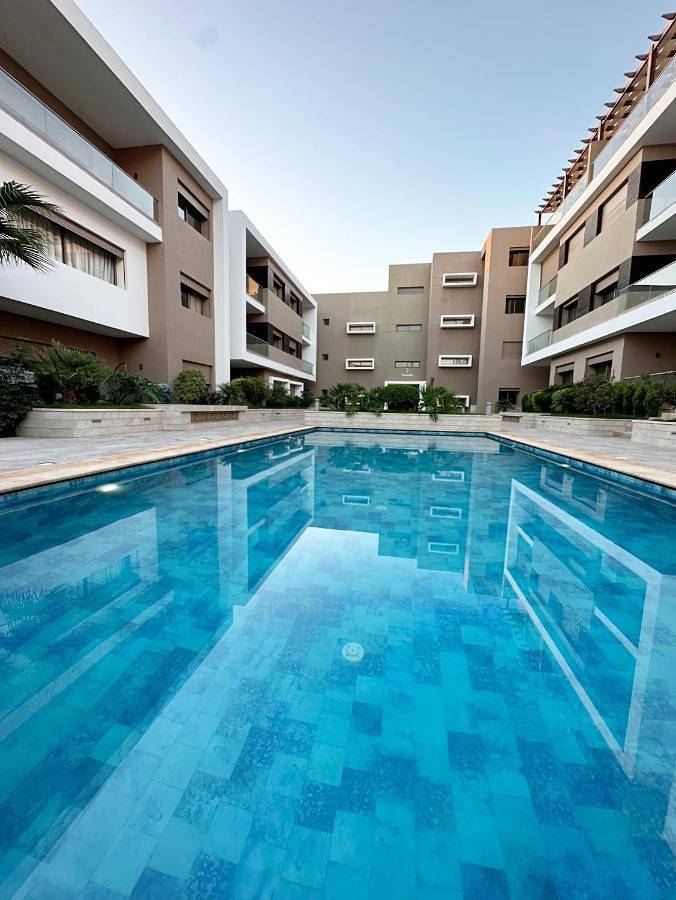 Appartement de vacances pour 4 personnes, avec jardin ainsi que piscine et vue