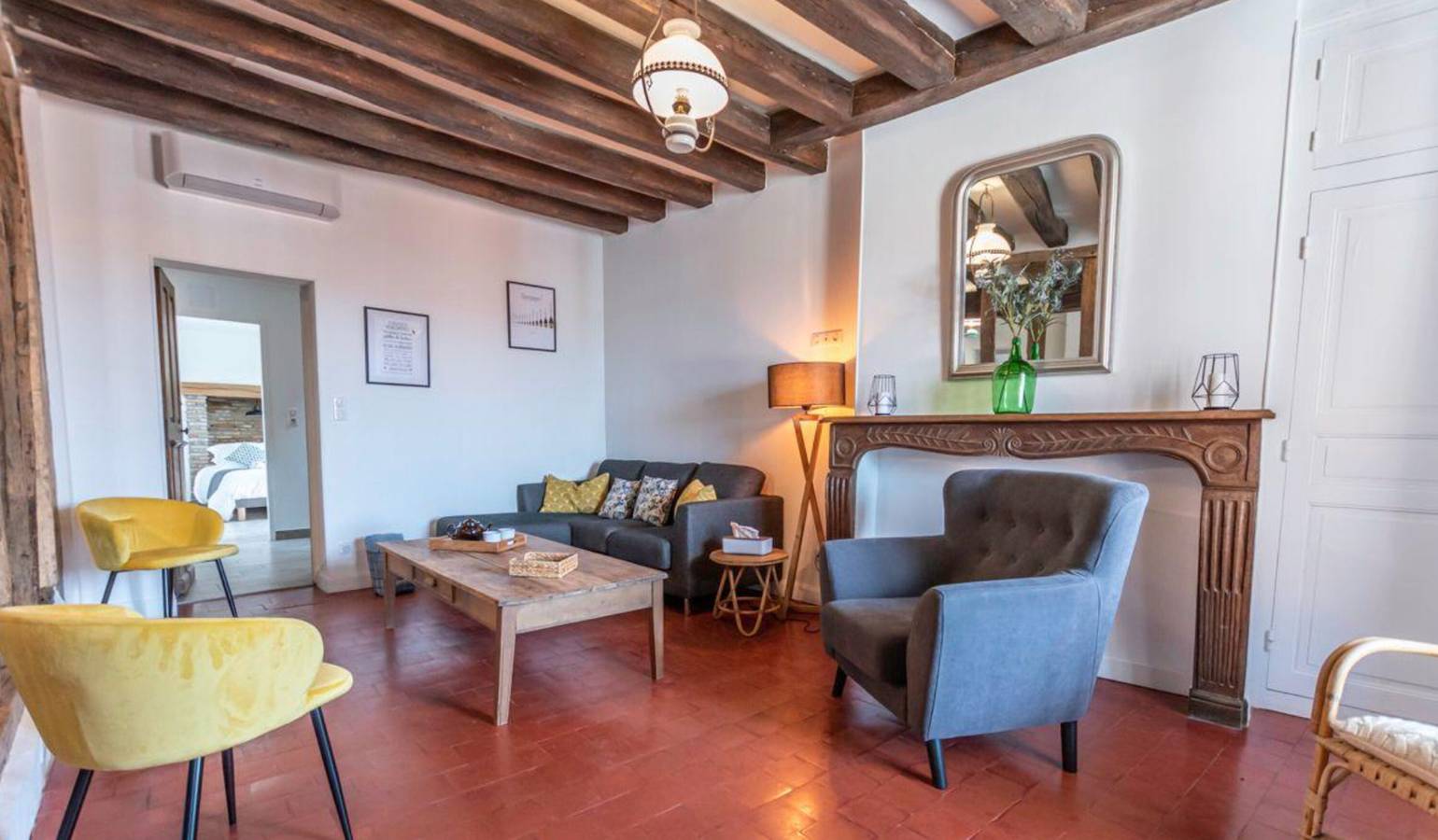 Casa de vacaciones 'Gîte La Voisine' con terraza privada, Wi-Fi y aire acondicionado in Venteuil, Parc naturel régional de la Montagne de Reims