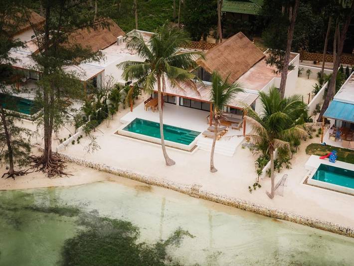 Ferienhaus für 6 Personen, mit Garten und Pool sowie Ausblick auf Koh Phangan
