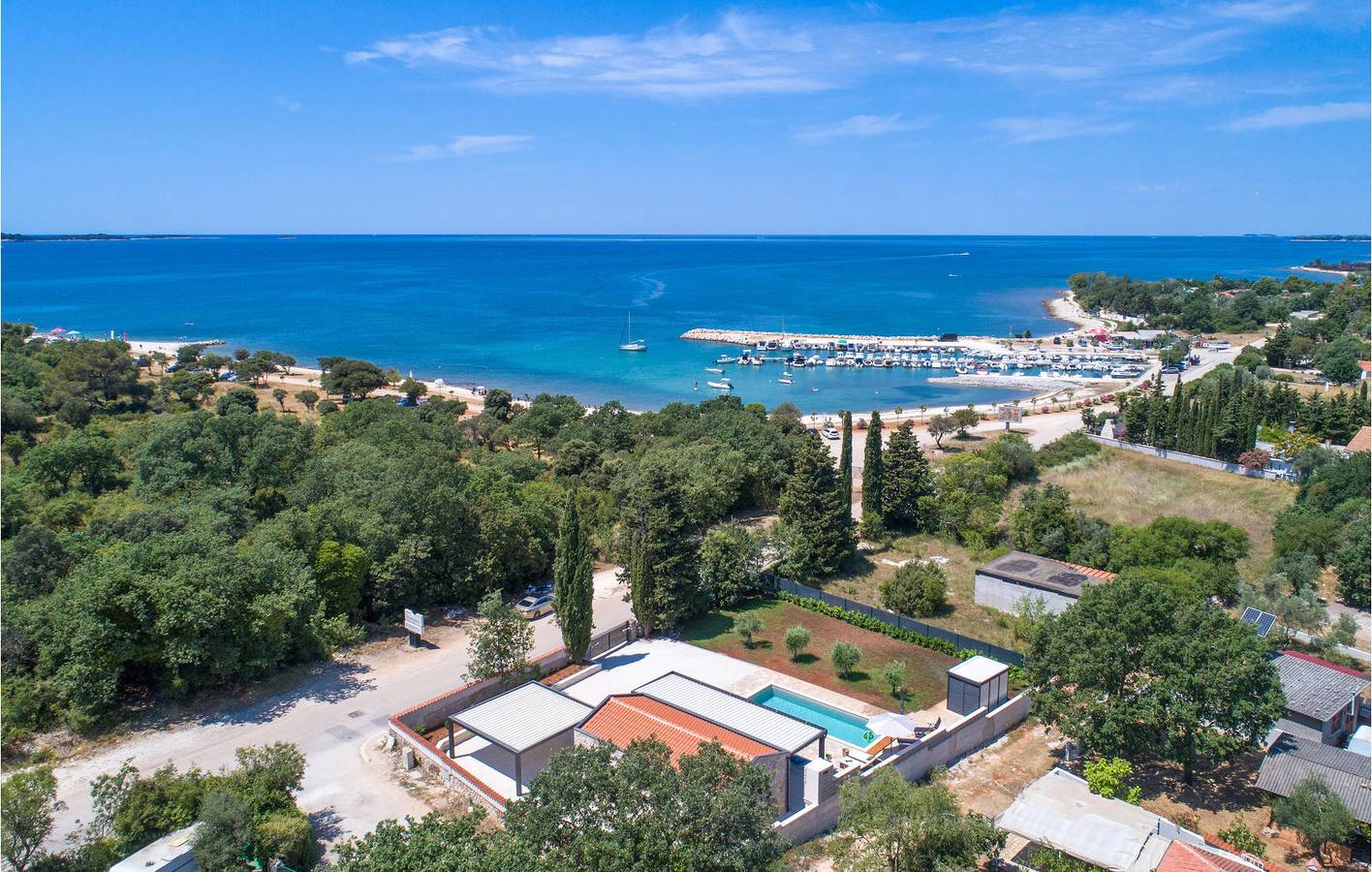 Ferienhaus für 4 Personen mit Terrasse in Grad Vodnjan, Südküste Istrien