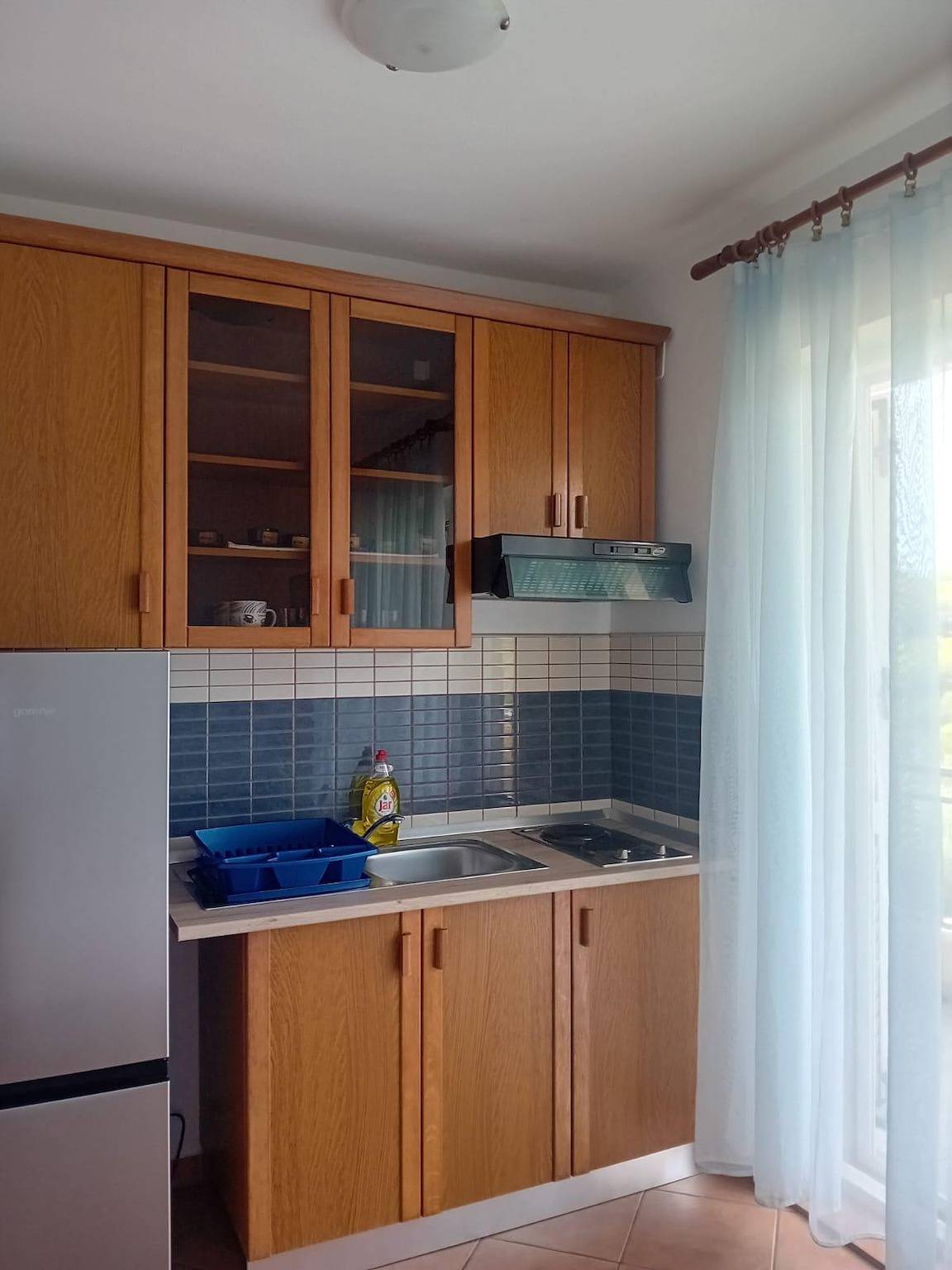 Ganze Wohnung, 1-Zimmer-Ferienwohnung mit Terrasse und Meerblick Drage, Biograd A-25310-a in Drage (Pakoštane), Zadar