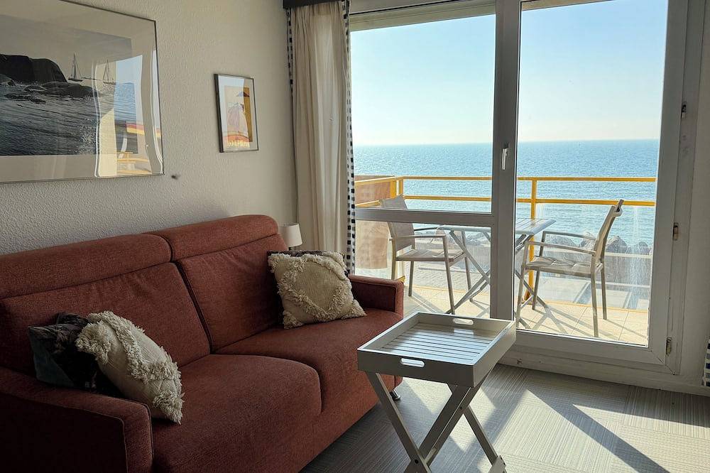 Ganze Wohnung, Studio am Meer, mit Blick auf den Deich von Wissant, sehr gut gelegen. in Wissant, Boulogne-sur-Mer und Umgebung