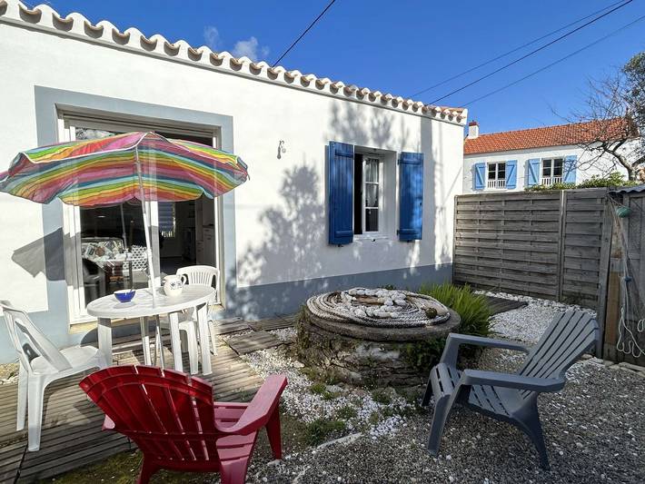Ferienhaus für 3 Personen, mit Terrasse und Garten