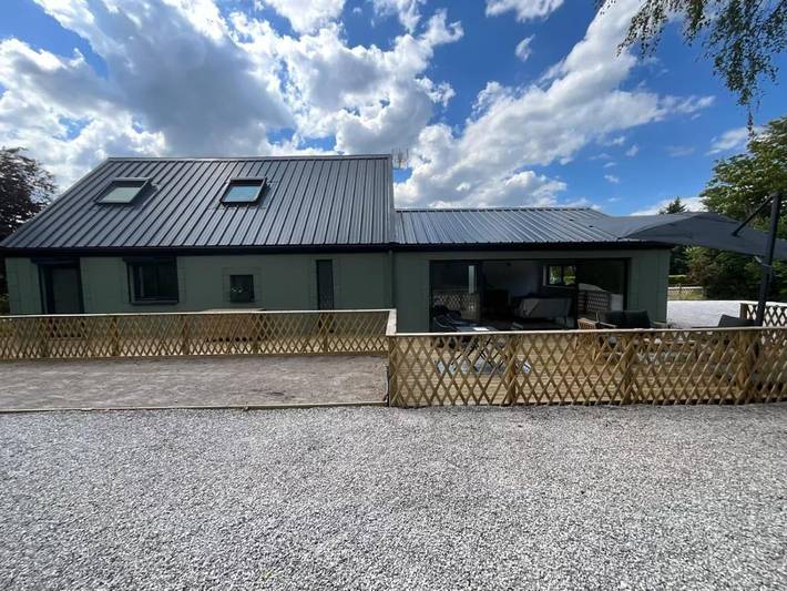 Maison de vacances pour 5 personnes, avec vue et jardin