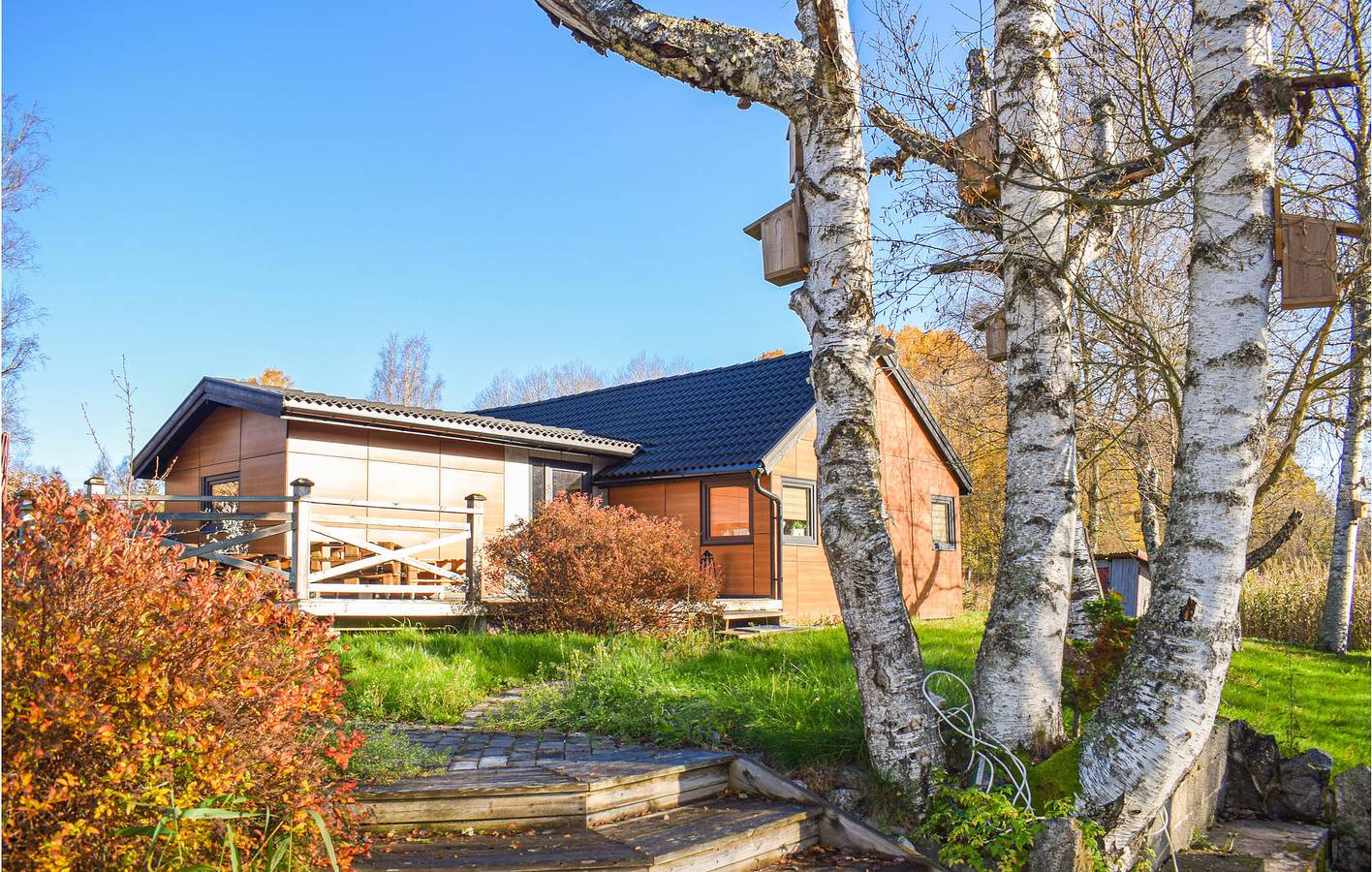 Ferienhaus für 4 Personen mit Terrasse in Jönköping, Vättern