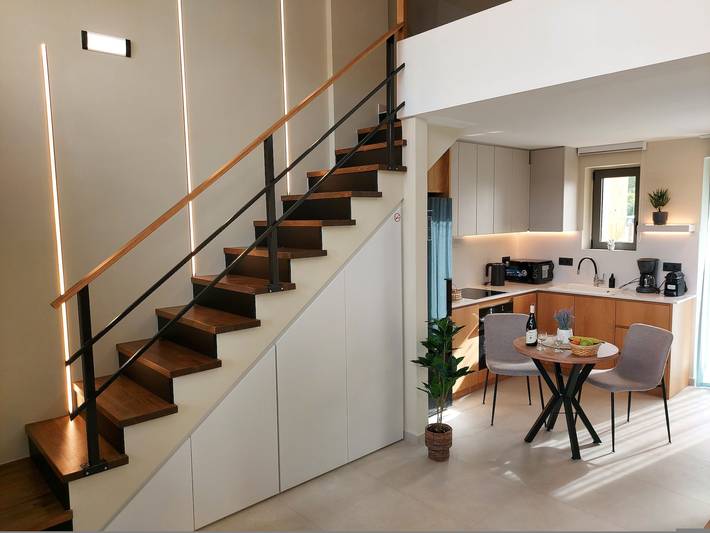 Geheel appartement, Vakantieappartement voor 4 personen met tuin in Rethymno en omgeving