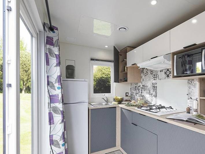 Mobil home pour 4 personnes, avec Bassin pour enfant à Arzal - 4