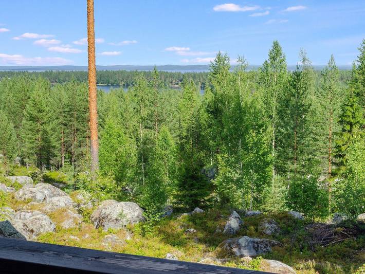 Blue lake villa in Loma-Koli, Pielinen