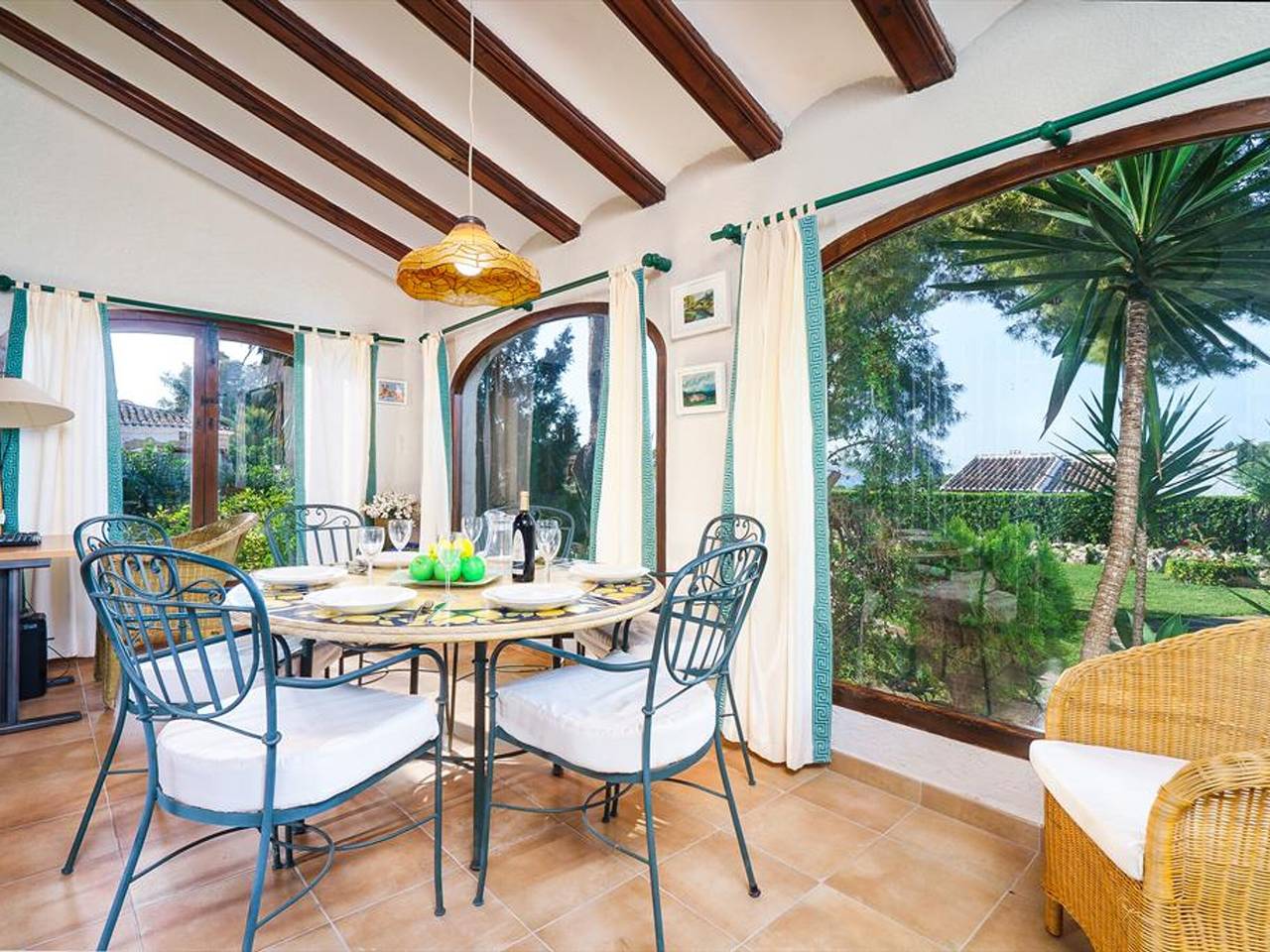 Romantic Villa in Javea with Private Pool, Ac, Near Beach and Tennis Court in Toscamar, Jávea