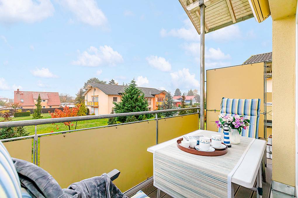 Appartement de vacances entier, D 016.019 - Ferienwohnung Ahoi, 1. Etage in Koserow, Bernsteinbäder