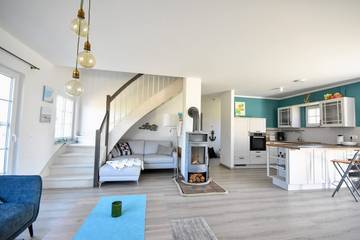 Ferienhaus für 6 Personen, mit Garten und Sauna, kinderfreundlich in Krummin