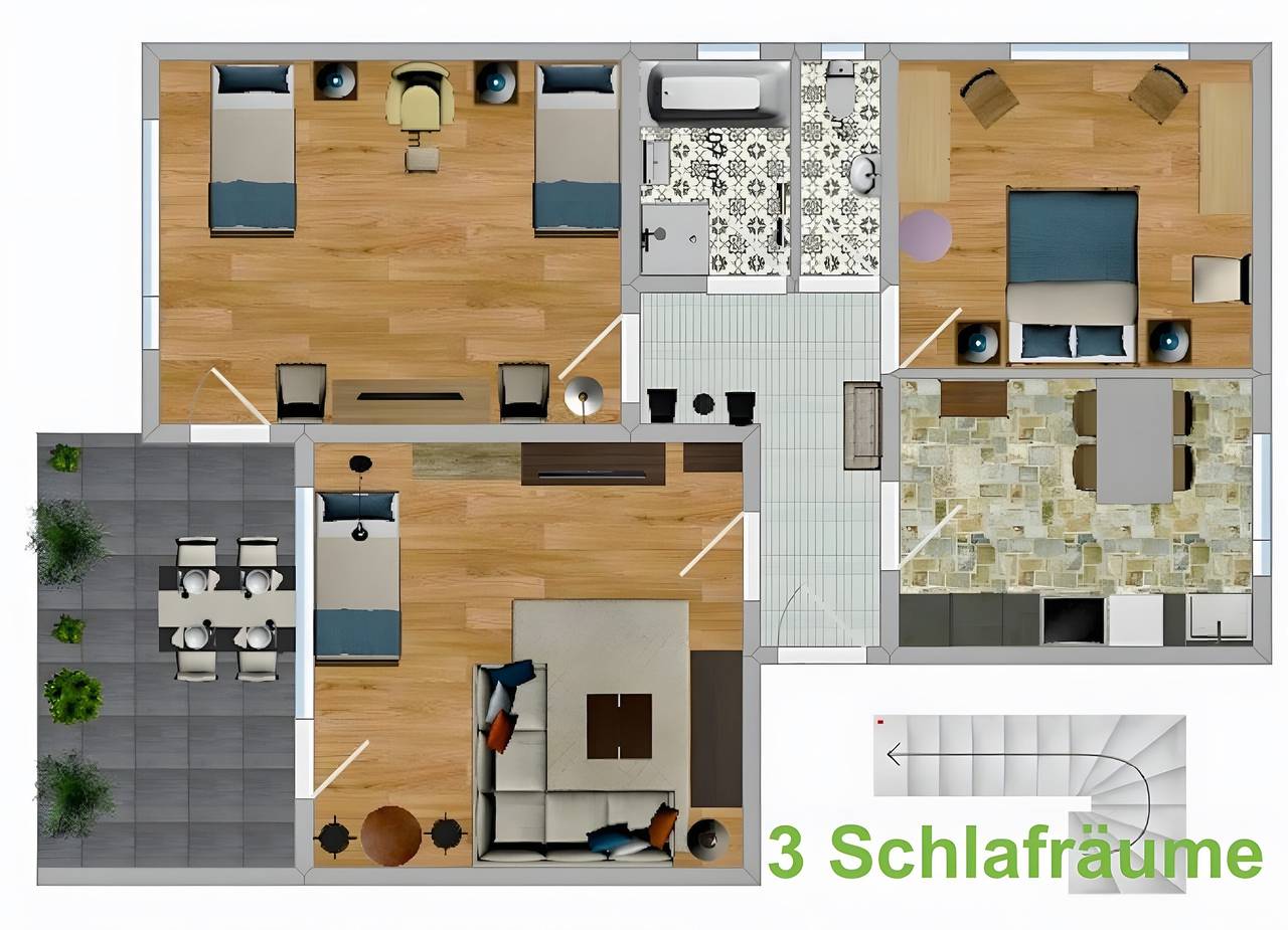 Ganze Wohnung, Stadtferienwohnung in Müllheim in Müllheim, Südschwarzwald