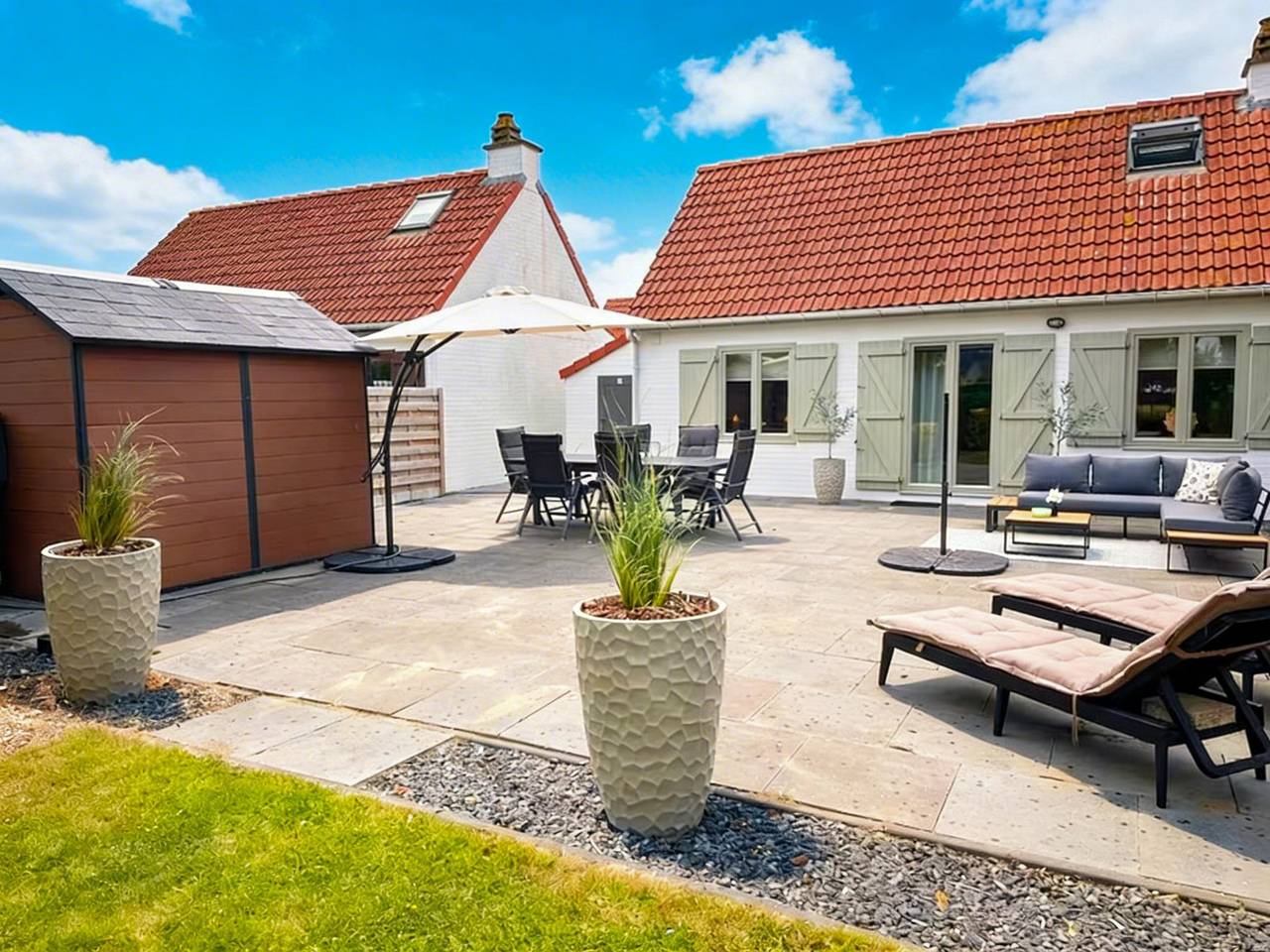 Luxe house with generous garden and beach cabin in De Haan, Belgian Coast