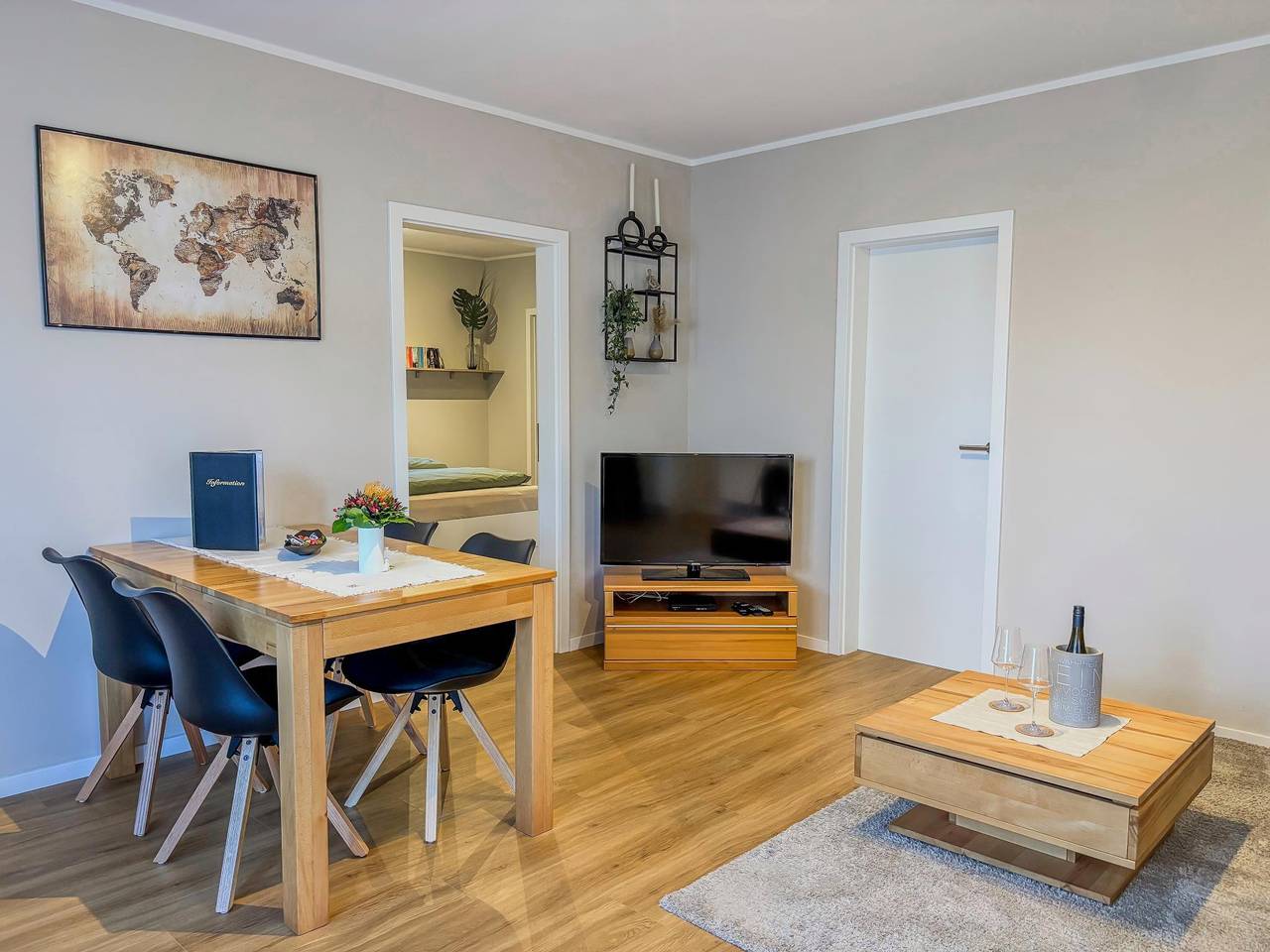 Ganze Ferienwohnung, Appartement/Fewo, Bad, Wc, 1 Schlafraum in Mertesdorf, Moseleifel