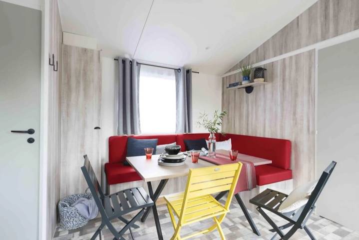 Mobil home pour 6 personnes, avec bassin pour enfant à Montpon-Ménestérol - 4