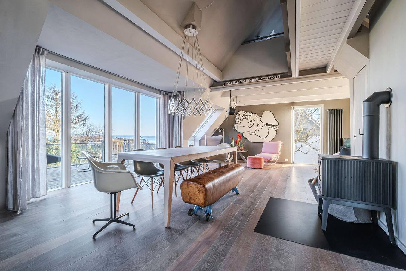 Lieblingsplatz am Meer - Ferienhaus Haifischsieben mit Meerblick, Kamin, Sauna in Holnis, Glücksburg