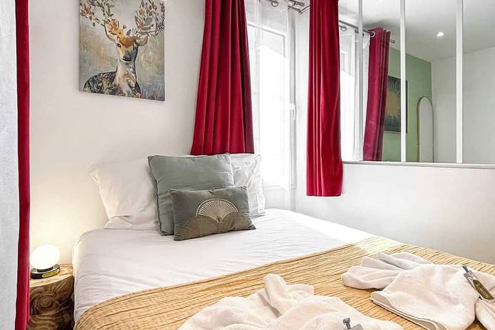 Ganze Wohnung, David D Angers 52 - Ein Schlafzimmer Wohnung, Schläft 4 in Paris, Ile de France