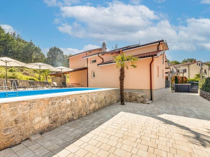 Vakantiewoning voor 5 personen, with balkon and tuin as well as uitzicht in Opatija Riviera