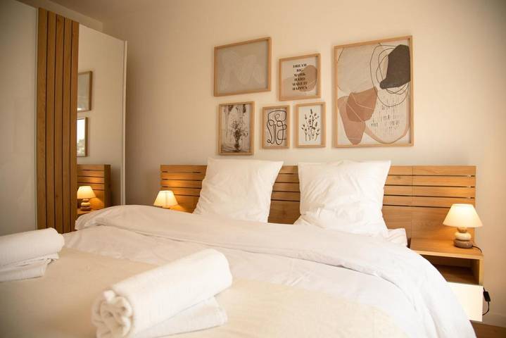 Appartement de vacances pour 4 personnes, avec terrasse et vue, animaux acceptés